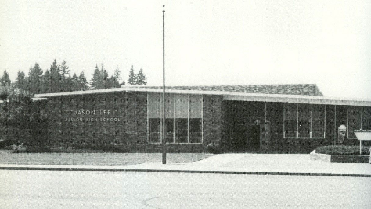 JasonLee1960s Jason Lee Middle School building photo, circa 1960